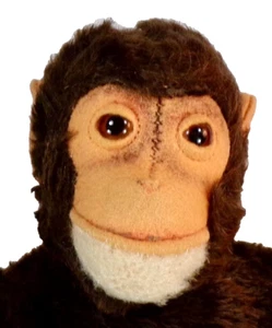 Steiff Jocko Hand Puppet Toy Chimpanzee Mohair Germany Vintage Nice - Picture 1 of 7