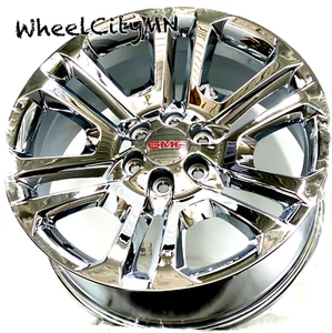 20” Chrome OE 4741 Replica CK158 Wheels fits 2024 GMC Sierra Yukon Denali 6x5.5 - Picture 1 of 4