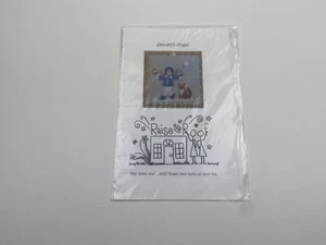 Raise The Roof January’s Angel Cross Stitch Pattern monthly series - Picture 1 of 3