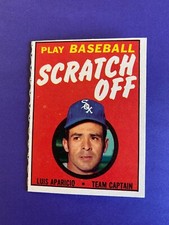1971 Topps Scratch-offs Luis Aparicio UNSCRATCHED EX-NM