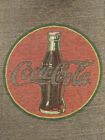 Coke Enjoy Refreshing Coca Cola Vintage Retro Logo Drink Mens Gray T Shirt M