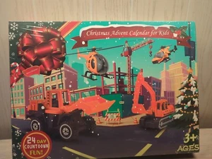 Construction Engineering Vehicle Advent Calendar Christmas 24  Pieces - Picture 1 of 2