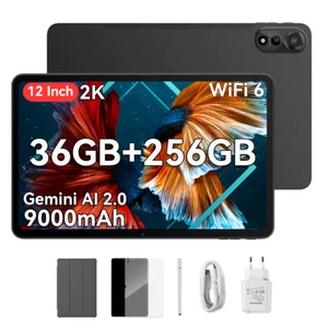 Blackview MEGA 2 WiFi Android Tablet 12" 36GB+256GB 9000mAh WiFi 6 Gemini AI 2.0 - Picture 1 of 12