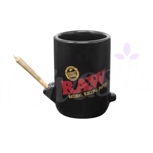 RAW Wake Up & Bake Up Cone Mug / Raw Rolling Papers Accessories Coffee Tea Cup - Picture 1 of 4