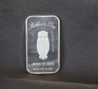 1 oz Silver  FATHER'S DAY JUNE 17, 1973. ART BAR. OWL