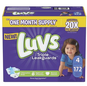 luvs triple leakguards size 4
