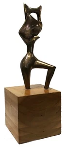 Surrealist Abstract Bronze Sculpture in Style of Wifredo Lam, ca. 1950’s-60’s - Picture 1 of 10