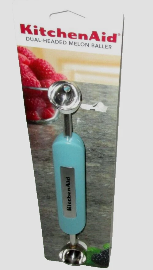 KitchenAid Dual-Headed Melon Baller - Aqua ~ Stainless Steel ~ - Image 1 of 1