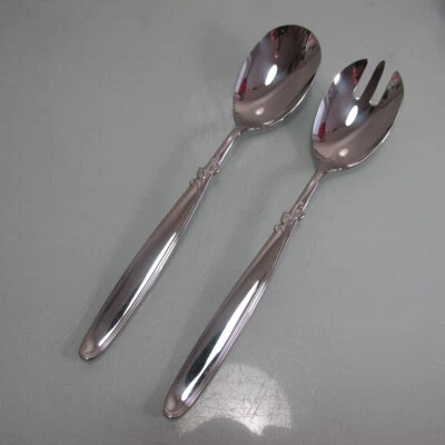 Salatbesteck 21,7 cm BSF Edelstahl Fleuresse extrem selten - Bild 1 von 3