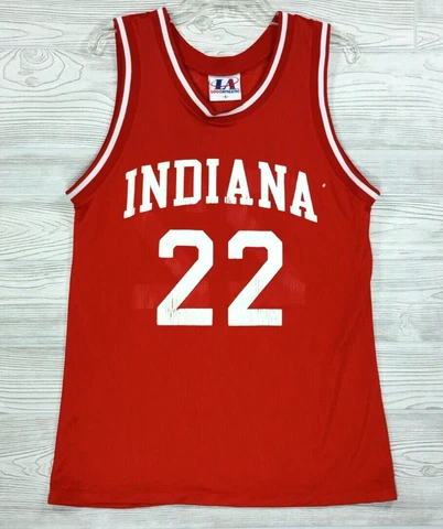 VTG Indiana Hoosiers Jersey Mens Unisex Small Damon Bailey Logo Athletic USA Cover