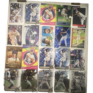 Milwaukee Brewers Baseball 34 Card Lot