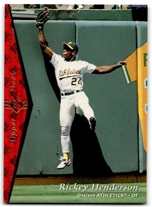 1995 Upper Deck SP Rickey Henderson Oakland Athletics #182