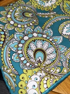 "Servilleta de tela Vera Bradley Totally Turq 19"" cuadrada (1)" - Imagen 1 de 6