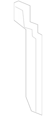 Volvo S60 genuino 2019-2025 - Panel reforzado 31656941 Foto 1 de 2