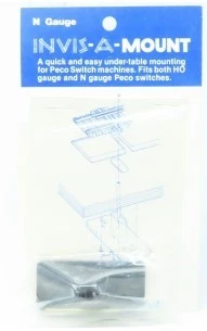 Montaje debajo de la mesa Peco C9 N Gauge Invis-A para máquina de conmutación Peco Foto 1 de 1