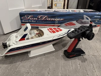 Pro Boat Sun Dancer PRB2100 25" listo para funcionar RC barco electrónica moderna actualizada Foto 1 de 4
