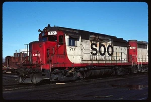 Original Rail Slide - SOO Soo Line Lake States 717 N Fond du Lac WI 3-2-1985 - Picture 1 of 1