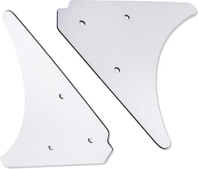 Chrome Stainless Steel Side Frame panel plates for Coleman B200R B200C B200V - Image 1 of 4