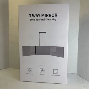 Umitec 3 Way Mirror for Makeup Hair Cutting Tri-fold Mirror - Picture 1 of 5