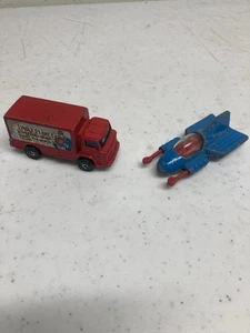 1979 Rare Corgi Supermobile And Daily Planet Van - Picture 1 of 7