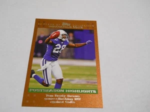 MARLIN JACKSON 1500/2007 BRONCE PARALELO INDIANAPOLIS COLTS 2007 TOPPS - Imagen 1 de 2