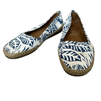 AEROSOLES Stitch N Turn Alpargata Plana Sin Cordones Lona Usados en Excelente Condición Zapatos Mocasines Talla 7M Foto 1 de 4