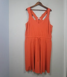 Athleta 2X Savannah Strap Sport Active Dress Orange - Picture 1 of 9