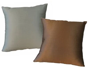 THE WELL DRESSED BED Prestige Shantung Accent Pillow Cover 21 x 21 - Picture 1 of 7