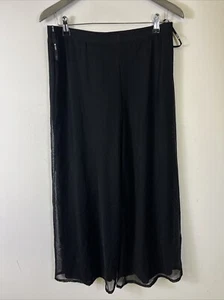 TADASHI Wide Leg Mesh Women’s Pants Evening Wear Style 731195 Size XL - Picture 1 of 7