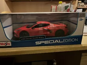 Chevrolet Corvette 2020 1:18 rossa maisto nuova mai aperta, completa - Imagen 1 de 2
