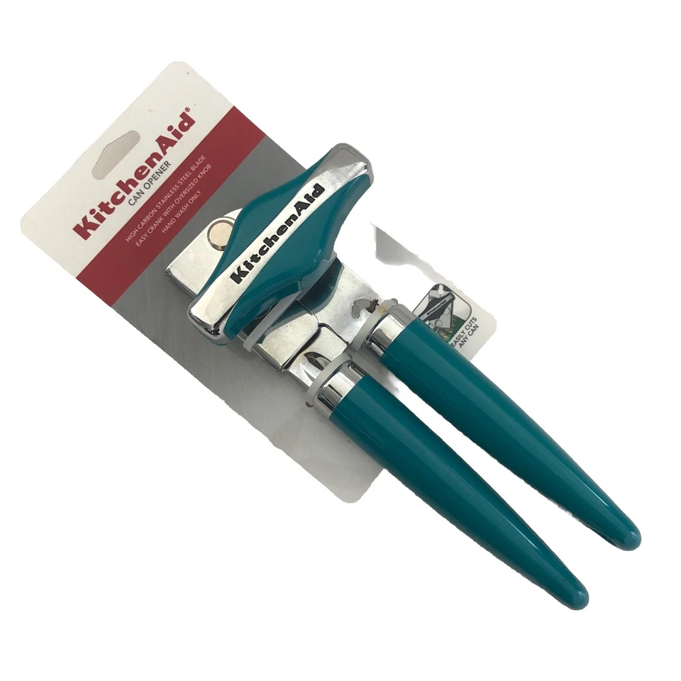 Nuevo abrelatas KitchenAid verde azulado clásico HDTT Foto 1 de 1