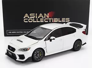 Sun-Star 1/18 Subaru Impreza STi (S207) 2018 Crystal White Pearl 05556 - Imagen 1 de 9