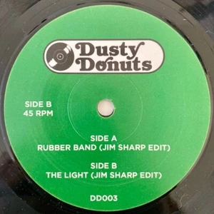 DUSTY DONUTS / JIM SHARP " RUBBER BAND " / " THE LIGHT " NEW 7 ** CLASSIC ** - Picture 1 of 2