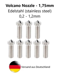 Volcano Düse Nozzle, Edelstahl, 0,2 - 1,2 mm, Sidewinder Vyper, auch als SET! - Bild 1 von 7
