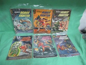 Lote de 6 cómics Gold Key Magnus Robot Fighter 4000AD M75 - Imagen 1 de 4
