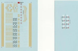 Microscale 60-45 N Great Northern GN Locomotives Orange/Green Numbers Decals - Picture 1 of 1