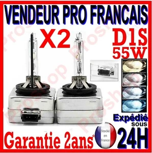 2 AMPOULES XENON D1S 55W LAMPE KIT HID REMPLACEMENT POUR FEU D'ORIGINE PHILIPS - Picture 1 of 13
