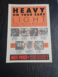 RARE NICE PRICE STORE JOURNEY ORIGINAL 1986 MUSIC ADVERT 8.5X11" POSTER - Imagen 1 de 3