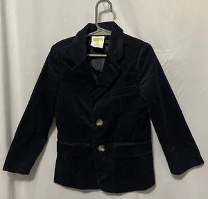 crazy8 boys  blazer jacket 4 green wide whale corduroy lined single breast - Picture 1 of 4