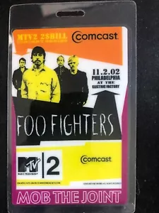 FOO FIGHTERS Backstage Pass Laminate "MOB THE JOINT"- - Picture 1 of 1
