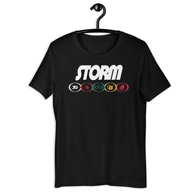 Storm Bowling Logo Tee S-5XL - Funny Design, New Arrival - Image 1 of 4