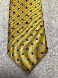 CLASS CLUB MENS TIE YELLOW WITH BLUE 2.75 X 51 NWT - Picture 1 of 4