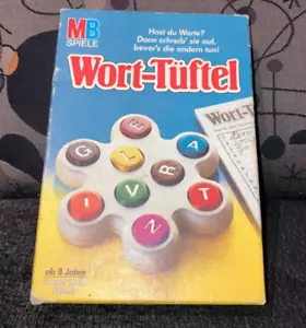 MB WORT TÜFTEL Die schnelle Wörtersuche kultiges Vintage Knobel-Spiel 1984 OVP - Bild 1 von 4