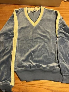 Vintage Men’s L Chemise by Kennington Velour Pull Over Sweater - Picture 1 of 5