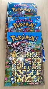 POKEMON: FUN WITH MAZES & PUZZLES / Amusement Park / Firered Leafgreen Lot Of 3 - Picture 1 of 12