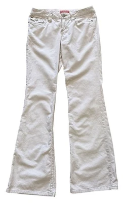 Aeropostale Ivory Flared Corduroy Jeans 5/6 Long Womens Casual Pants - Image 1 of 4