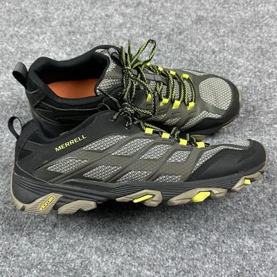 Merrell Moab FST Trail Hiking Shoes Mens 9 Vibram Olive Black Vibram MegaGrip - Image 1 of 4