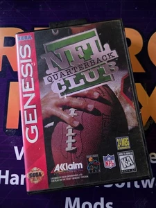 NFL Quarterback Club (Sega Genesis, 1994) Bueno SIN Manual Probado/Funciona - Imagen 1 de 6