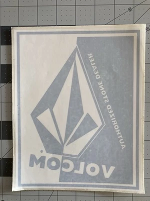 Volcom Clothing - Vintage Skate Shop Window Sticker Sold Here Dealer - Large - Image 1 of 4