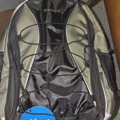 Lenovo Performance Backpack NEW WITH TAGS Black/Silver/Gray Padded Pls See Pics  - Image 1 of 4